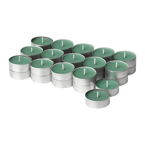 HEDERSAM - 芳香小蠟燭, 鮮草香/淺綠色, 3.5 時 | IKEA 線上購物 - PE850013_S4