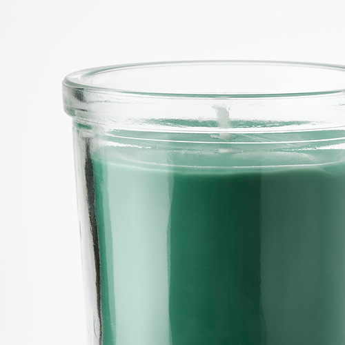 HEDERSAM - 香氛杯狀蠟燭, 鮮草香/淺綠色 | IKEA 線上購物 - PE850017_S4