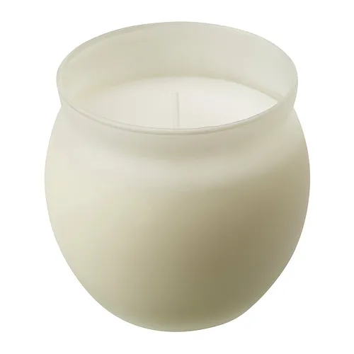 JÄMLIK - 香氛杯狀蠟燭, 香草味/淺米色, 50 時 | IKEA 線上購物 - PE850037_S4