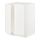 METOD - 水槽底櫃附2門板, 白色/Veddinge 白色 | IKEA 線上購物 - PE711084_S1