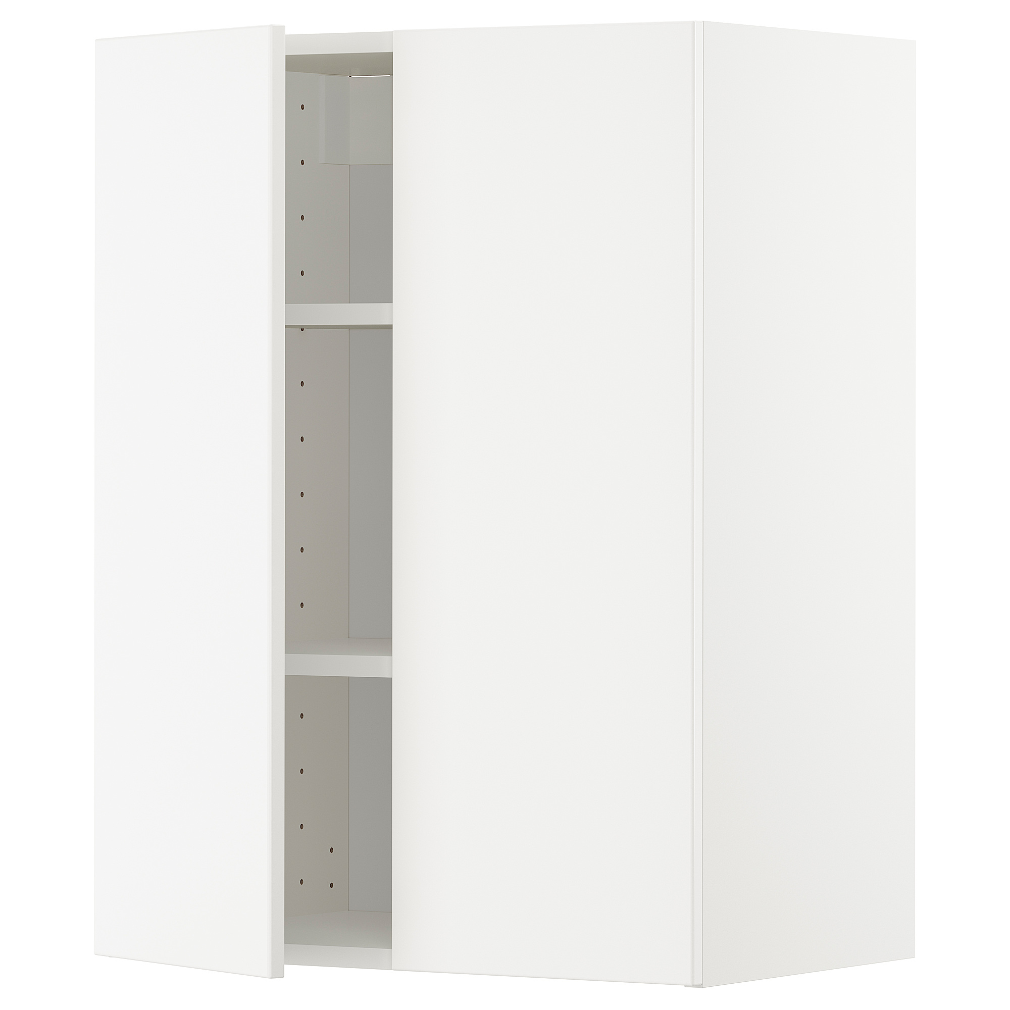 METOD wall cabinet with shelves/2 doors