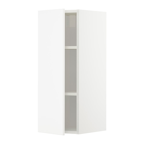 METOD - wall cabinet with shelves, white/Veddinge white | IKEA Taiwan Online - PE711099_S4