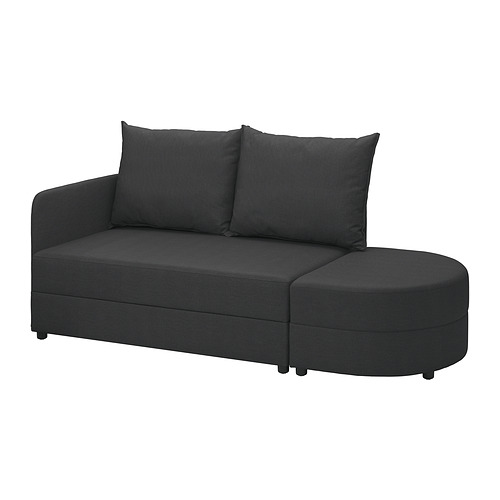 LINDÅKRA - 2-seat sofa-bed, Vissle dark grey | IKEA Taiwan Online - PE954473_S4