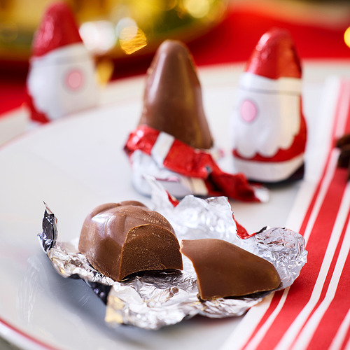 VINTERSAGA bag of Chocolate Santas