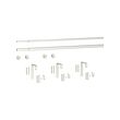 HUGAD/RÄCKA double curtain rod combination