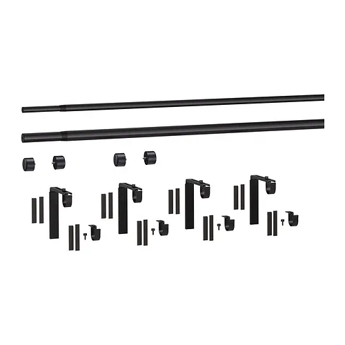 HUGAD/RÄCKA 雙窗簾桿組合