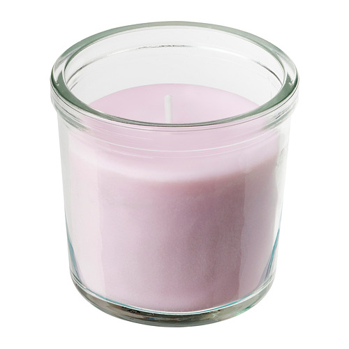 LUGNARE scented candle in glass