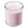 LUGNARE - 香氛杯狀蠟燭, 茉莉花味/粉紅色 | IKEA 線上購物 - PE850079_S1