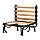 LYCKSELE - chair bed frame, black, 80x100x87 cm | IKEA Taiwan Online - PE091011_S1