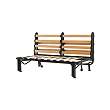 LYCKSELE - two-seat sofa-bed frame, black | IKEA Taiwan Online - PE091014_S2 