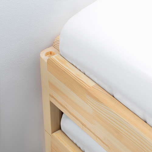 UTÅKER - stackable bed with 2 mattresses, pine/Vannareid extra firm | IKEA Taiwan Online - PE649178_S4