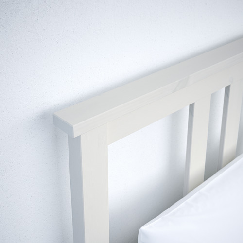 HEMNES - bed frame, white stain/Lönset | IKEA Taiwan Online - PE566720_S4
