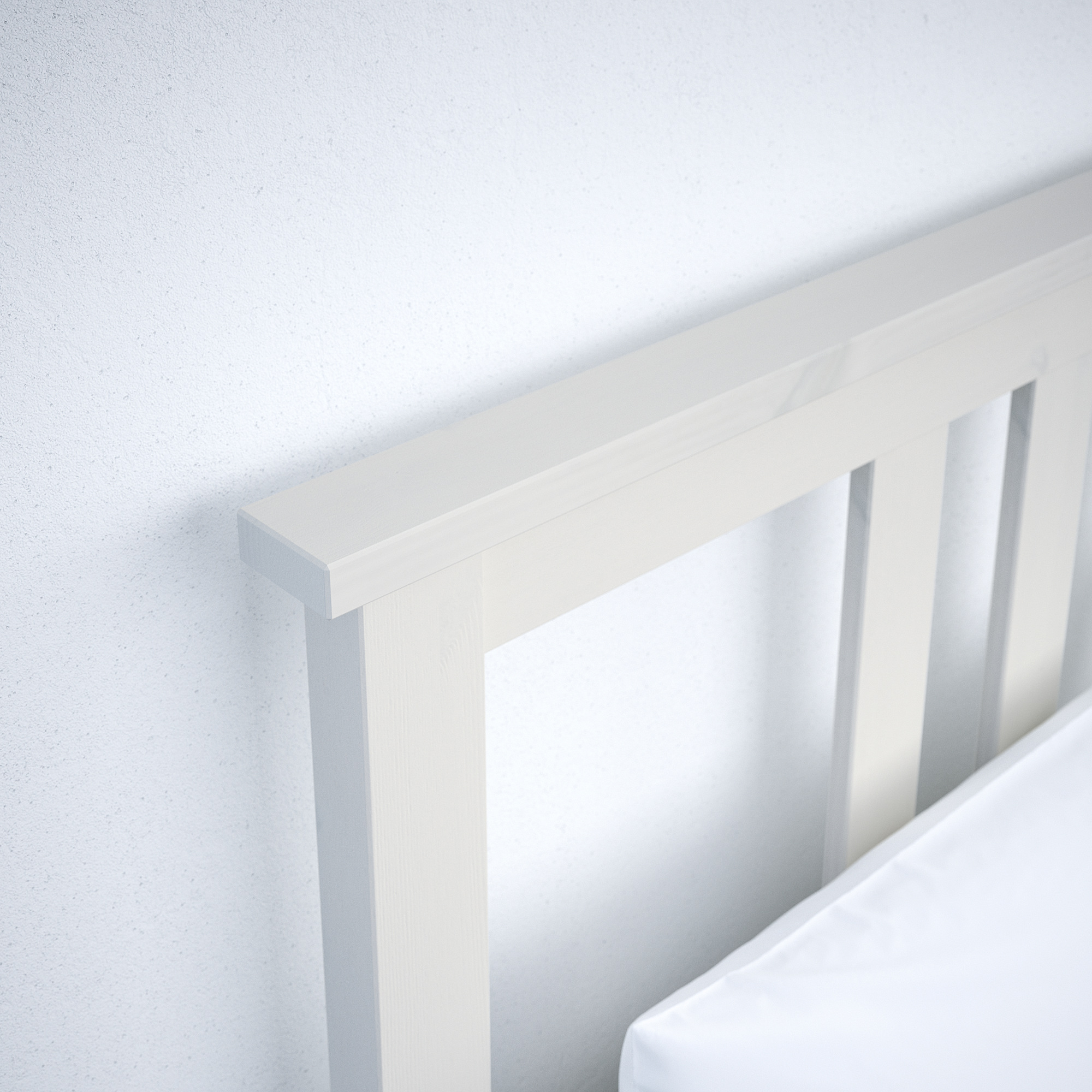 HEMNES bed frame with mattress