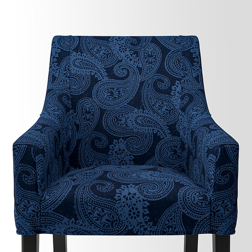 SAKARIAS - chair with armrests, black/Kvillsfors | IKEA Taiwan Online - PE850162_S4