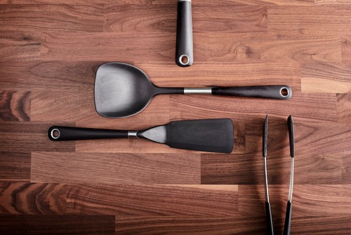 IKEA 365+ HJÄLTE - wok spatula, stainless steel/black | IKEA Taiwan Online - PH151288_S4