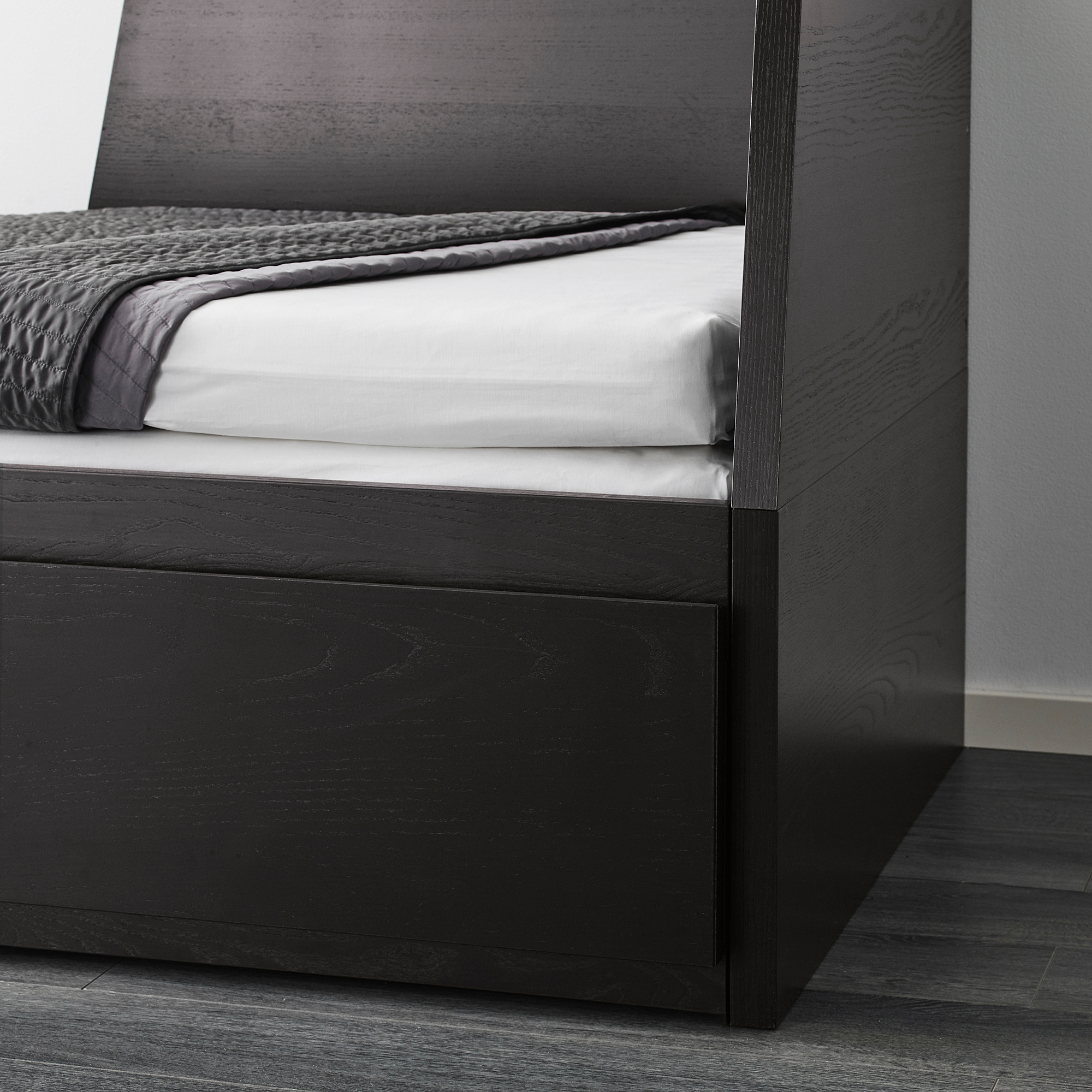 FLEKKE - day-bed frame with 2 drawers, black-brown, 80x200 cm | IKEA Taiwan Online FLEKKE - day-bed frame with 2 drawers, black-brown, 80x200 cm | IKEA Taiwan Online