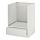 METOD - base cabinet for oven with drawer, white Förvara/Voxtorp high-gloss light beige | IKEA Taiwan Online - PE544513_S1