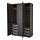 PAX - 衣櫃 黑棕色/黑棕色梣木紋, 150x60x236公分 | IKEA 線上購物 - PE545862_S1