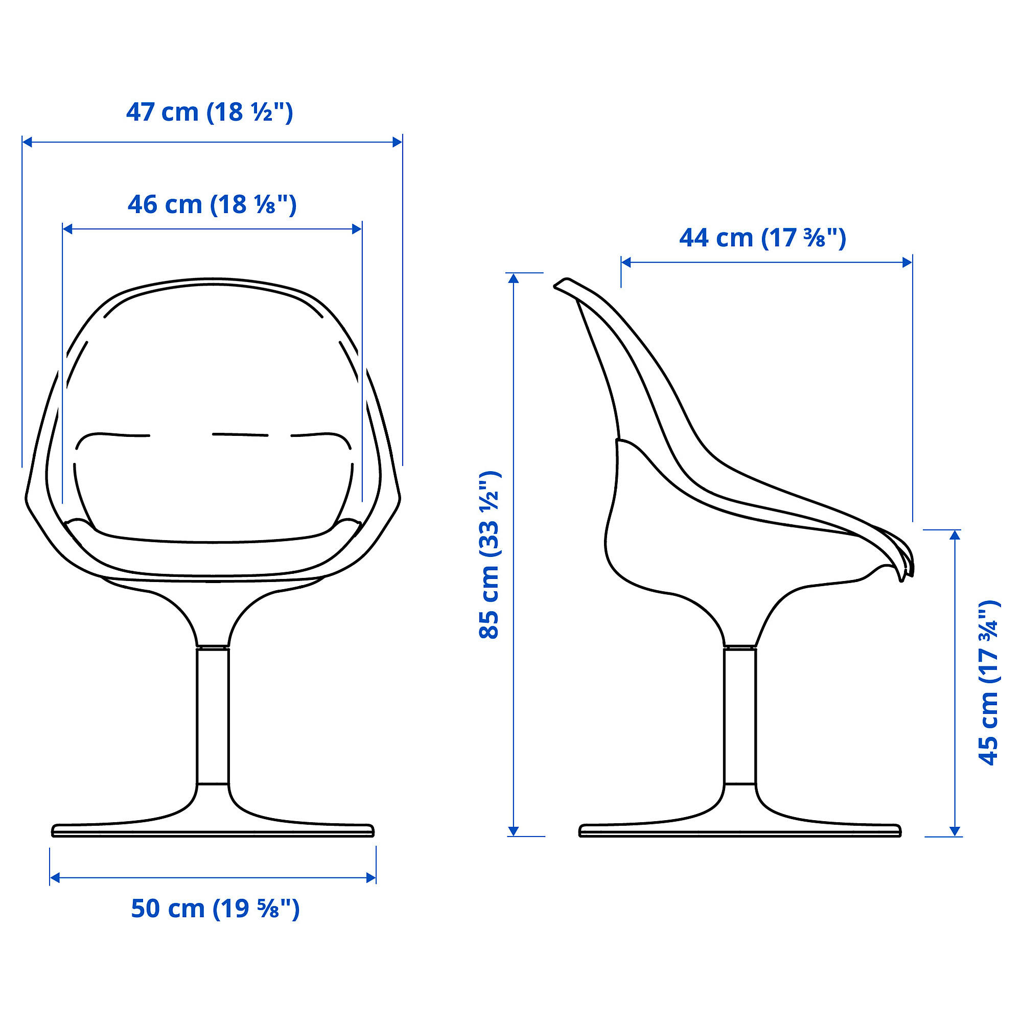 BALTSAR swivel chair