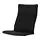 POÄNG - 扶手椅椅墊, Knisa 黑色, 57x133 公分 | IKEA 線上購物 - PE662708_S1