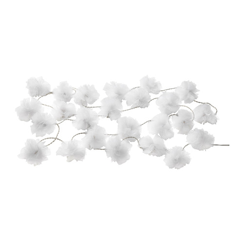 LIVSÅR - LED lighting chain with 24 lights, indoor/tulle white | IKEA Taiwan Online - PE711353_S4