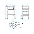 KRONÖREN bedside table