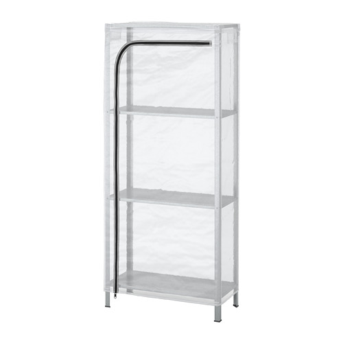 HYLLIS - 層架組附遮罩, 透明 | IKEA 線上購物 - PE712587_S4