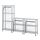 HYLLIS - 層架組附遮罩, 透明 | IKEA 線上購物 - PE712588_S1
