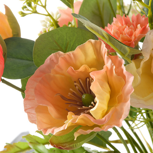 SMYCKA - 人造花束, 室內/戶外用 橙粉紅色/粉紅色 | IKEA 線上購物 - PE850347_S4