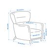 OSKARSHAMN wing chair