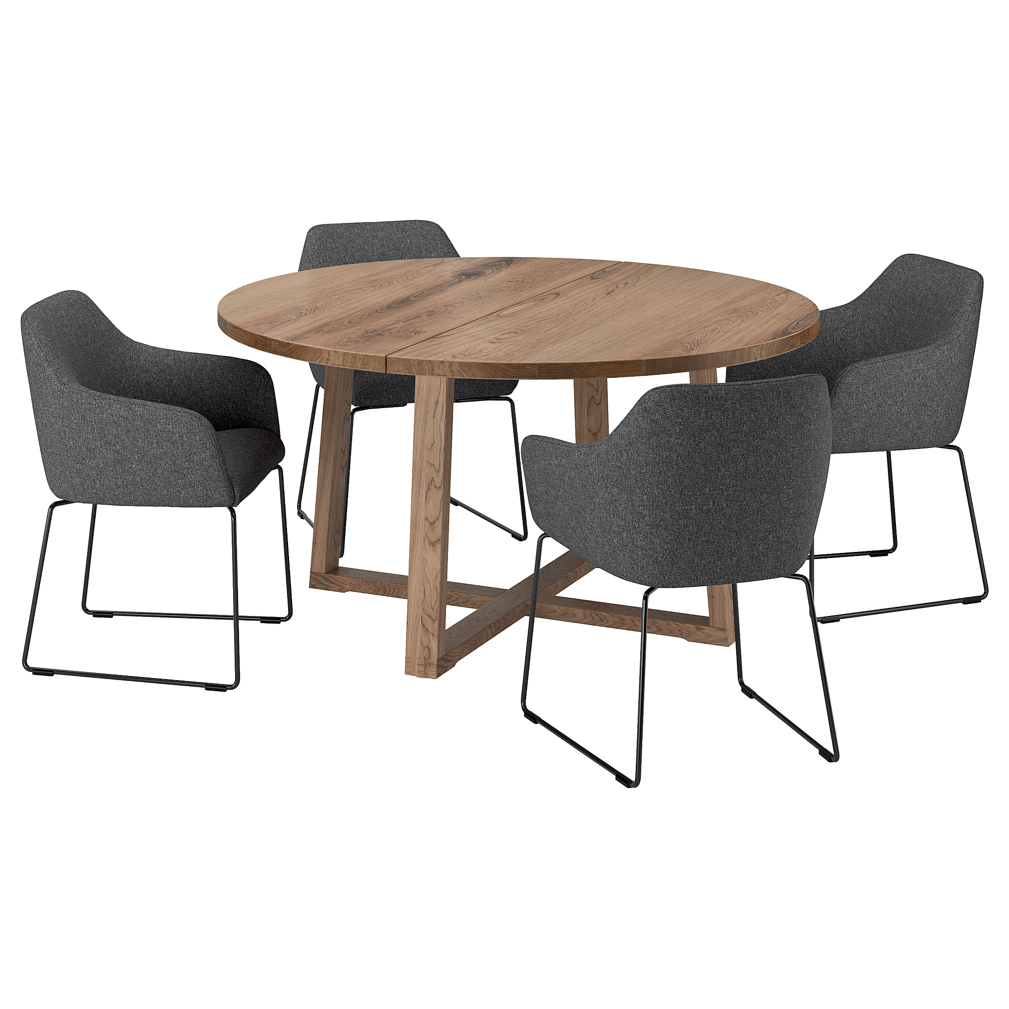 MÖRBYLÅNGA/TOSSBERG table and 4 chairs