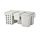 HÅLLBAR - waste sorting solution, for METOD kitchen drawer ventilated/light grey | IKEA Taiwan Online - PE751243_S1