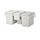 HÅLLBAR - 分類垃圾桶組合, METOD抽屜專用/淺灰色 | IKEA 線上購物 - PE751246_S1