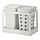HÅLLBAR - waste sorting solution, with pull-out ventilated/light grey | IKEA Taiwan Online - PE751247_S1