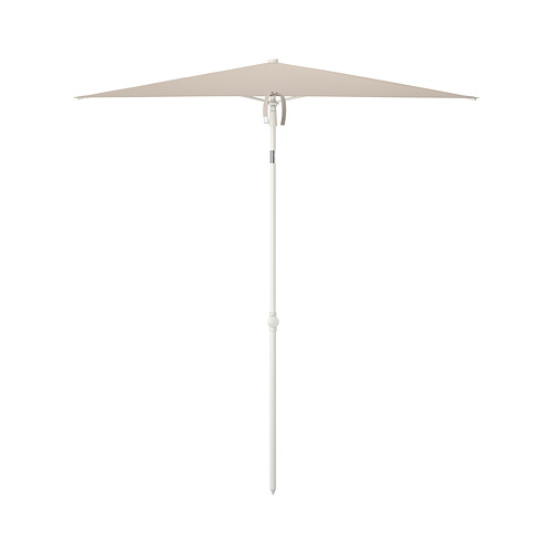 TVETÖ - 陽傘, 傾斜式/灰米色 白色, 180x145 公分 | IKEA 線上購物 - PE807496_S4
