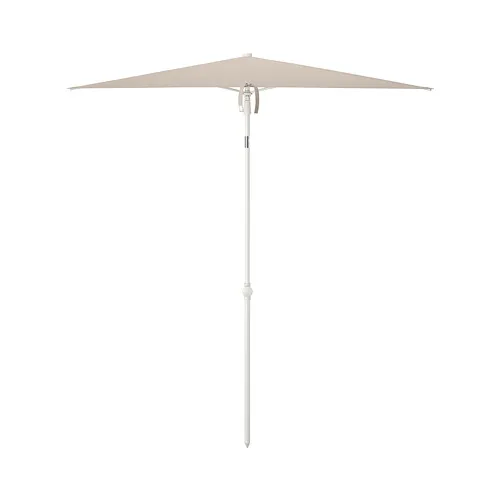 TVETÖ - 陽傘, 傾斜式/灰米色 白色, 180x145 公分 | IKEA 線上購物 - PE807496_S4