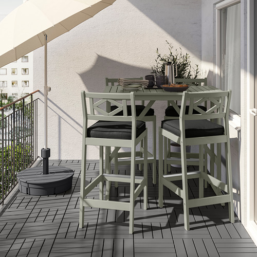 JÄRPÖN/DUVHOLMEN - chair pad, outdoor, anthracite | IKEA Taiwan Online - PE807571_S4