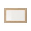 SINDVIK - glass door, white stained oak effect/clear glass | IKEA Taiwan Online - PE711528_S2 