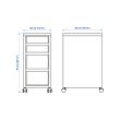 MICKE drawer unit on castors