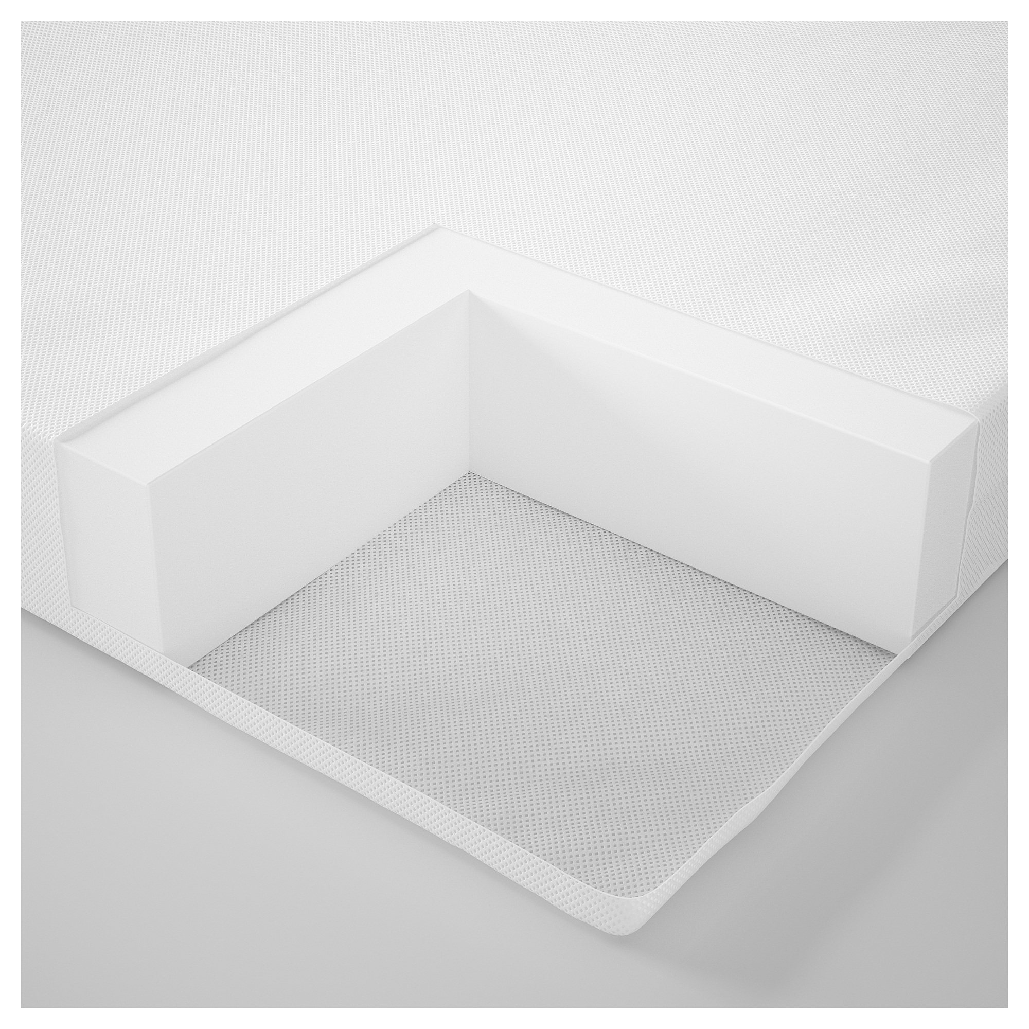 PLUTTEN foam mattress for extendable bed