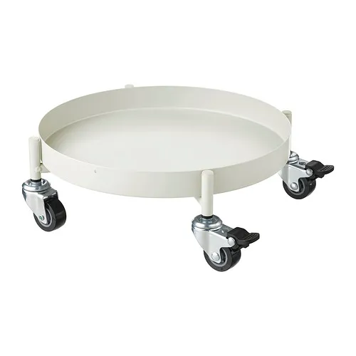 OLIVBLAD - 活動盆栽架，室內/戶外用/淺乳白色，32 公分 | IKEA 線上購物 - PE994213_S4