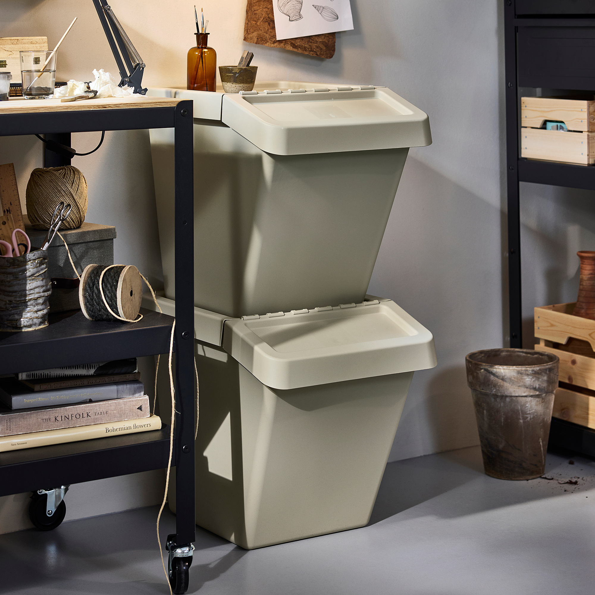 SORTERA 附蓋垃圾分類箱