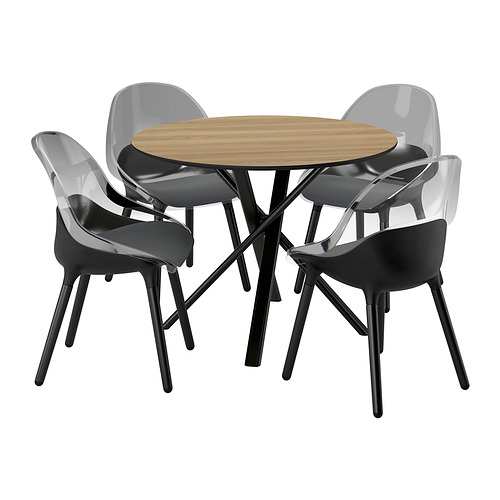 NORRMJÖLE/BALTSAR table and 4 chairs