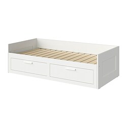 Ikea brimnes twin on sale bed