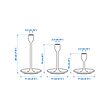 FULLTALIG candlestick, set of 3