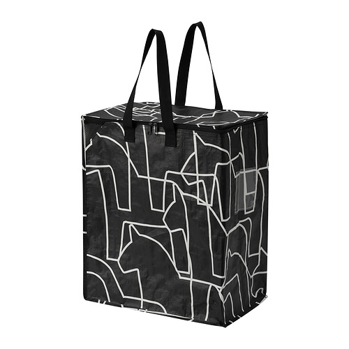 HÄSTHAGE - 袋子, 黑色 | IKEA 線上購物 - PE850596_S4