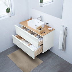 GODMORGON - wash-stand with 2 drawers, Kasjön white | IKEA Taiwan Online - PE663421_S3