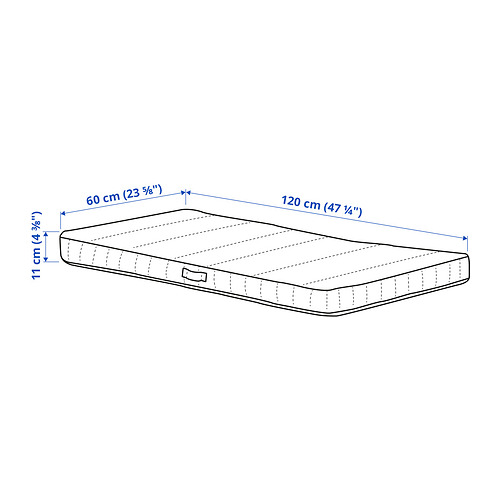 DRÖMMANDE pocket sprung mattress for cot