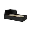 FLEKKE - day-bed frame with 2 drawers, black-brown, 80x200 cm | IKEA Taiwan Online - PE889629_S2 