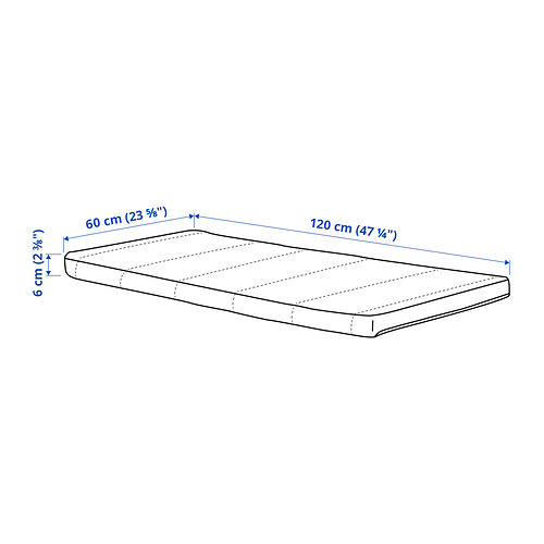 PELLEPLUTT - foam mattress for cot | IKEA Taiwan Online - PE850664_S4